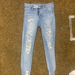 american eagle size 4 super stretch jeans